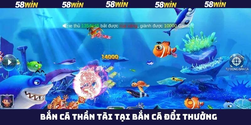 Bắn Cá Đổi Thưởng 58Win - Giải Trí Cực Đã, Thưởng Cực Nhiều 4 Bắn cá Thần Tài – Giao diện đẹp, thưởng cực đã