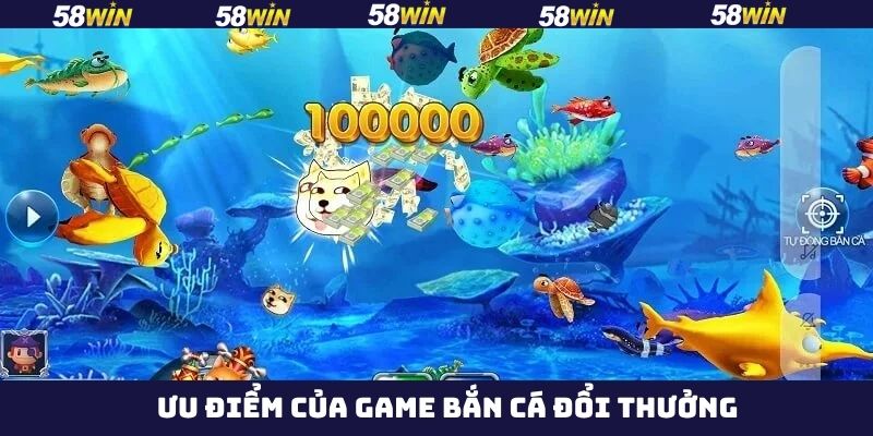 Bắn Cá Đổi Thưởng 58Win - Giải Trí Cực Đã, Thưởng Cực Nhiều 3 Kho vũ khí phong phú cho từng loại mục tiêu